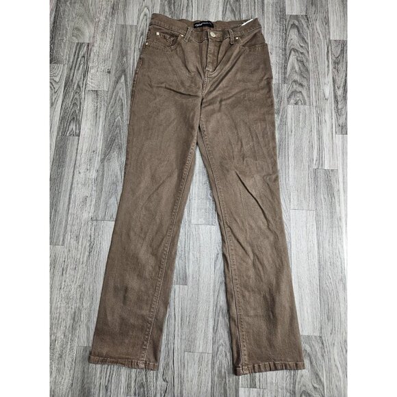 (3/$35) Lee Platinum Label Pants Womens 4 Short Stretch Straight Leg Casual - Picture 1 of 13